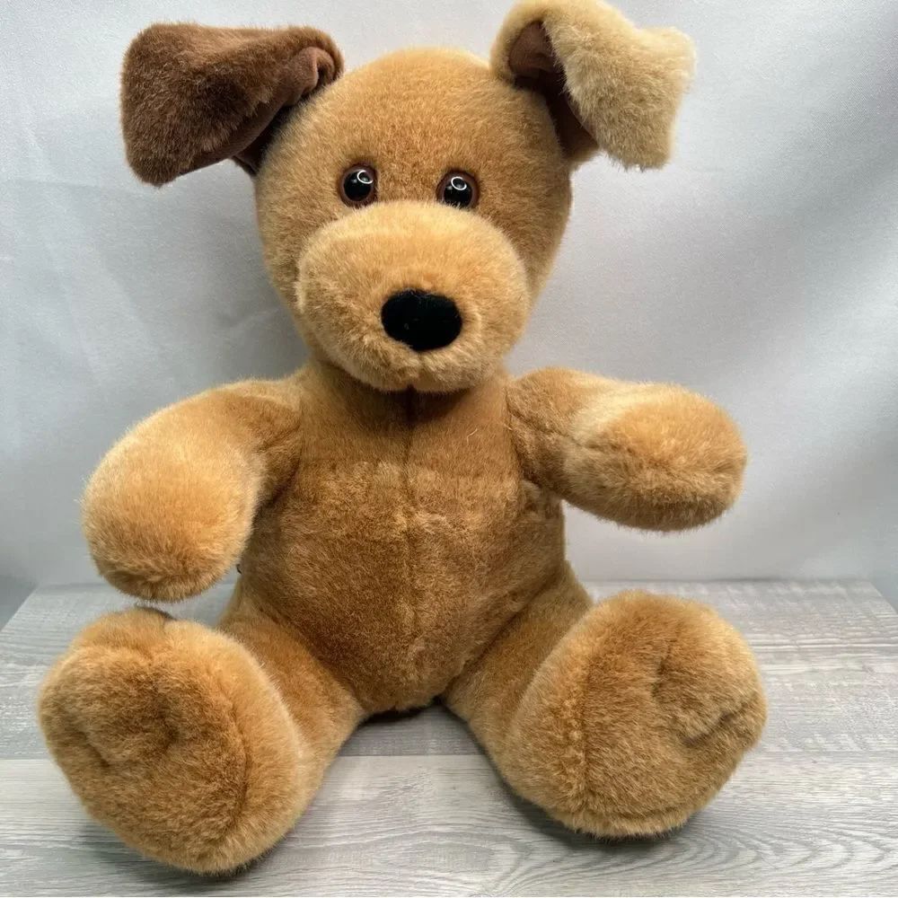 Build A Bear Workshop brown dog with wired ears